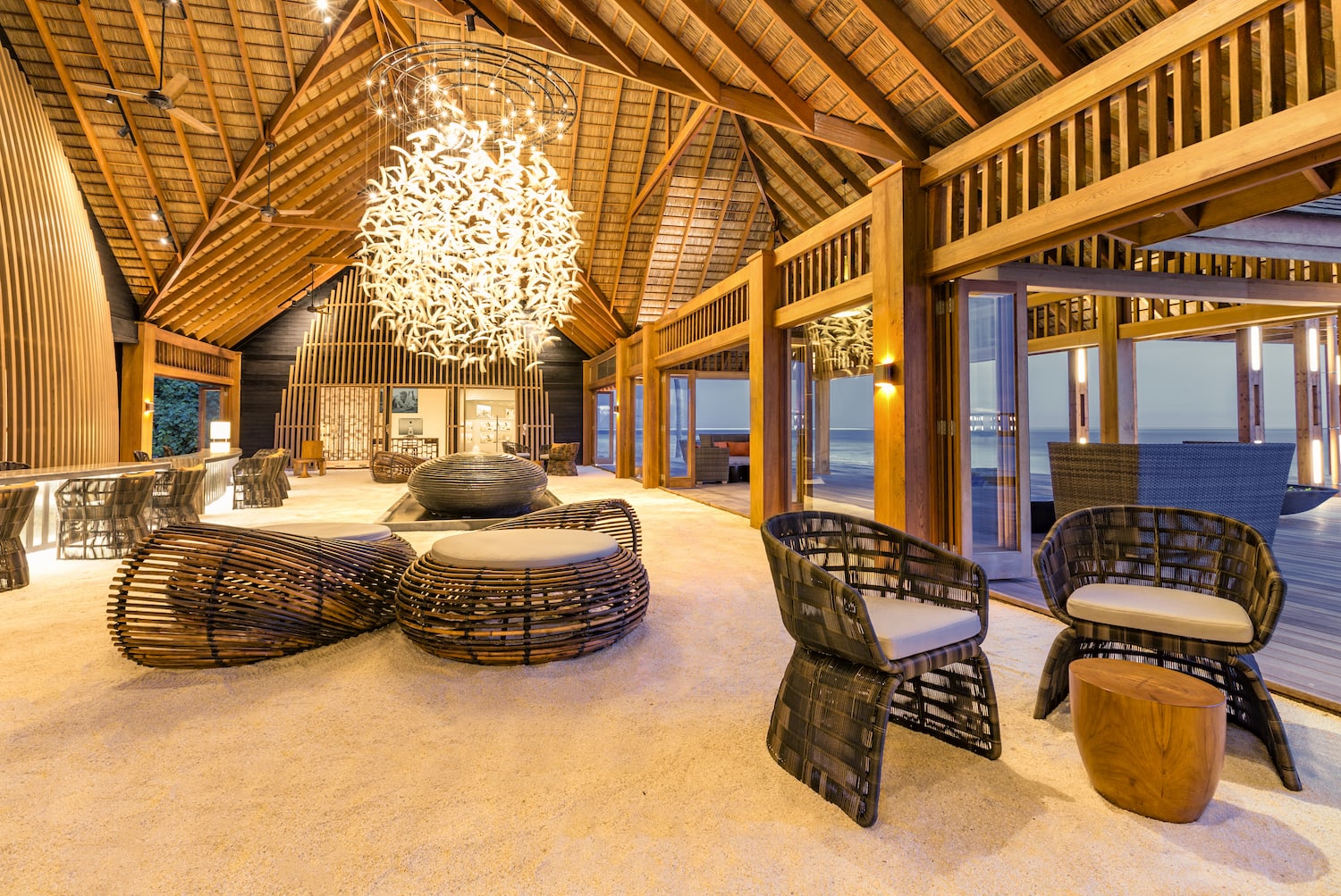 Rezeption im Hurawalhi Maldives