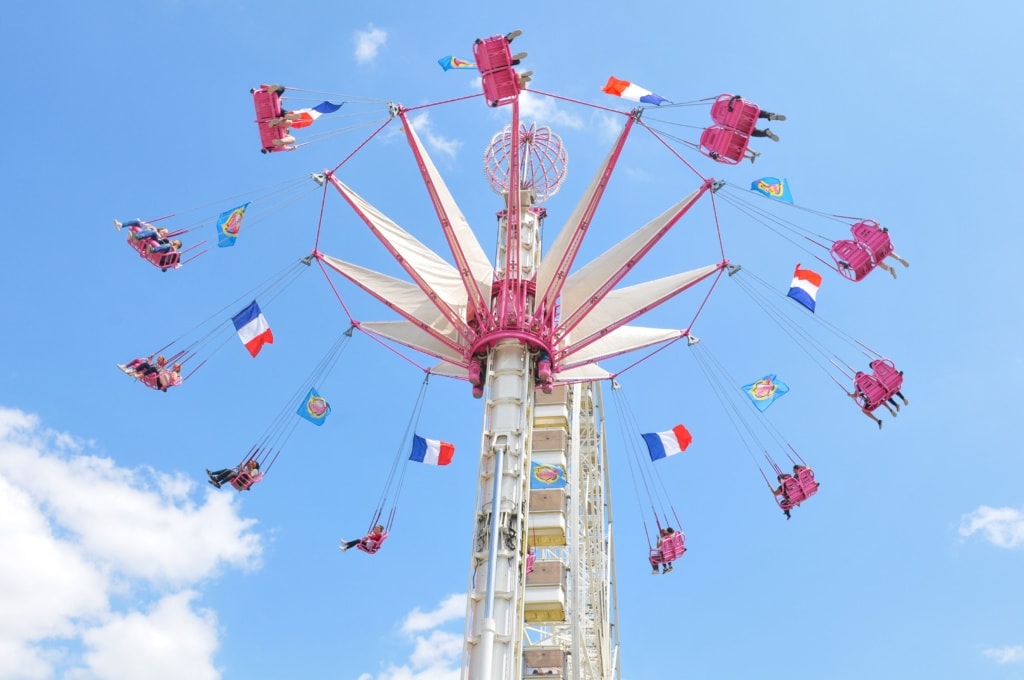 Kirmes in Paris im Jardin des Tuileries