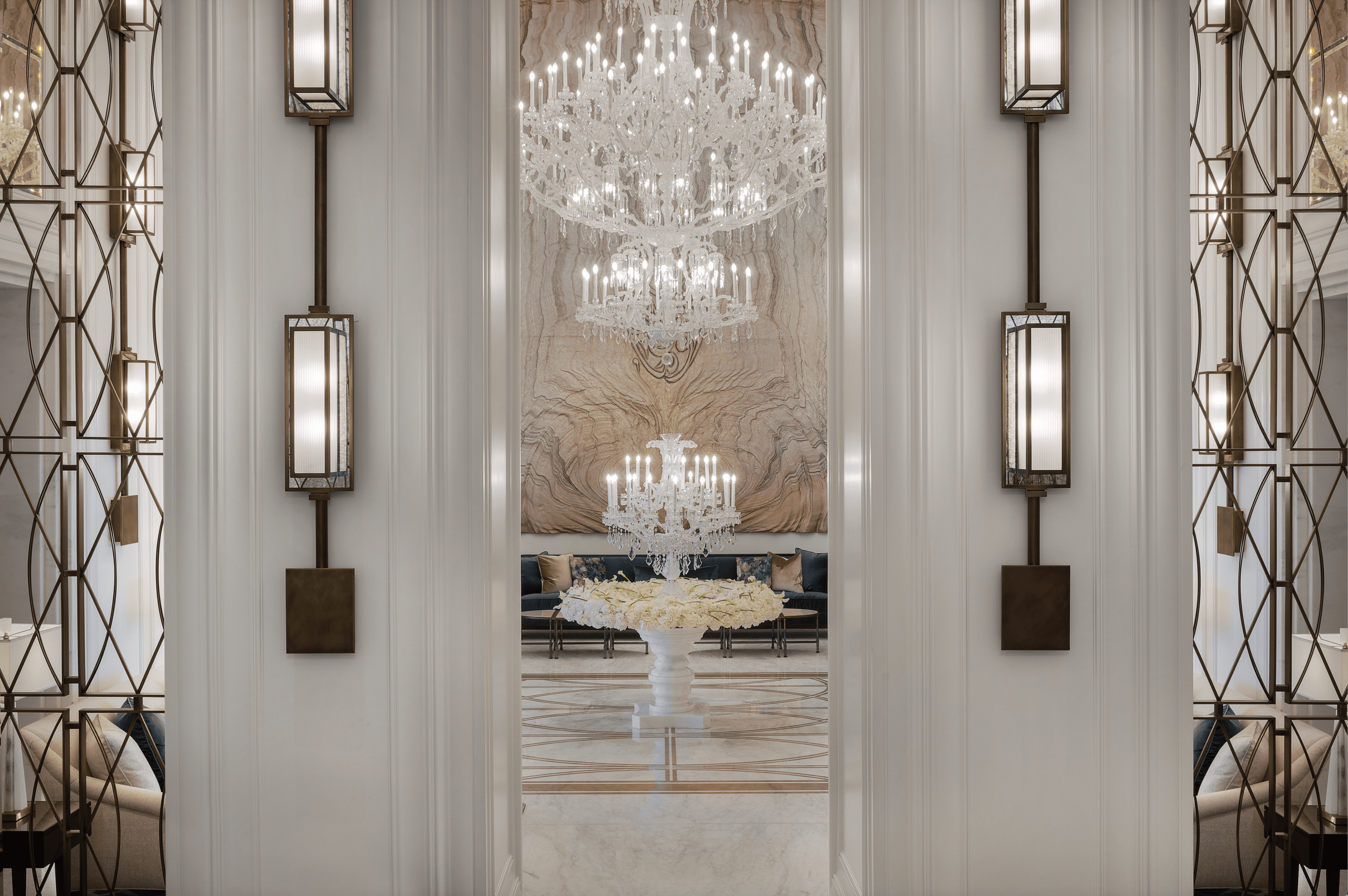 Kronleuchter im The Ritz-Carlton Amman in Jordanien