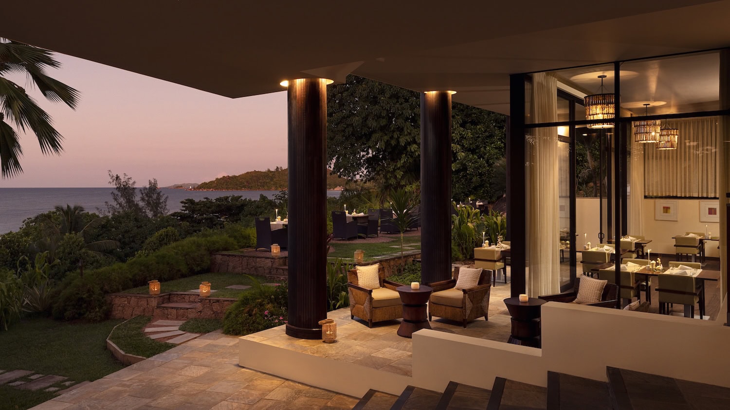 Raffles Seychelles Sunset