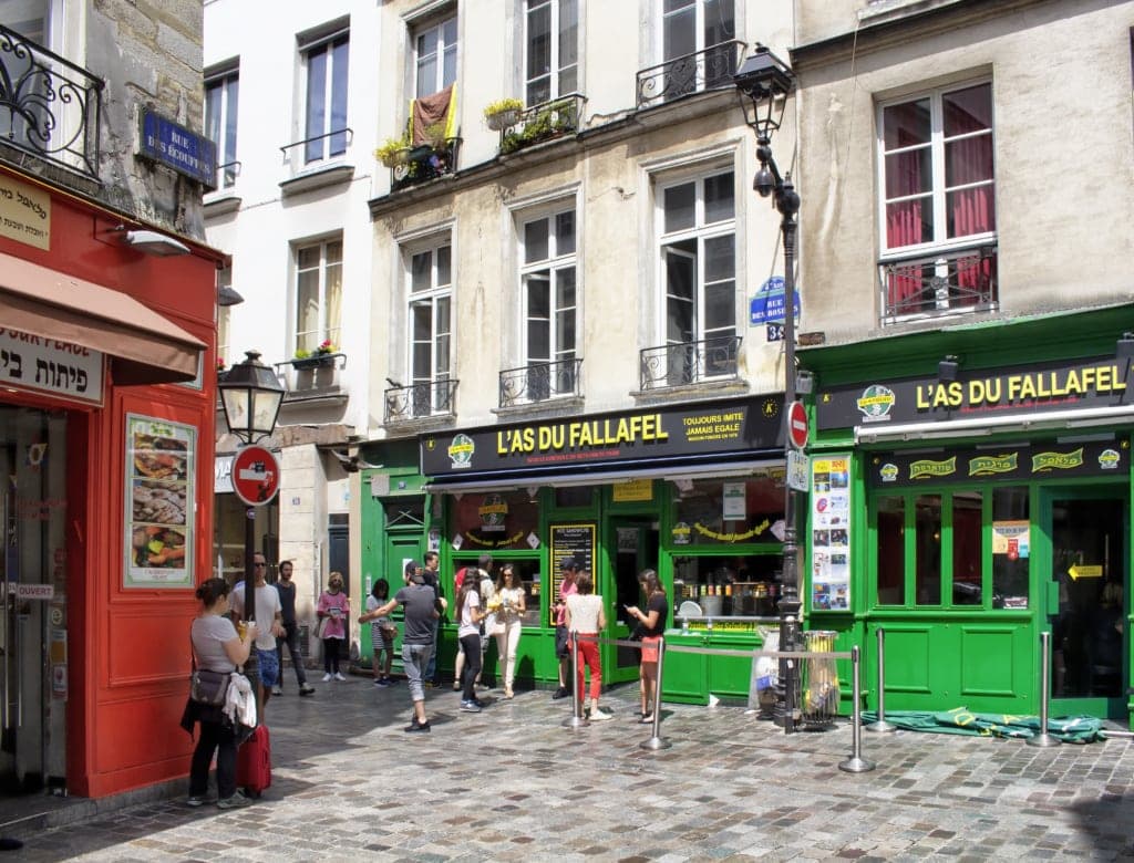 Marais-Viertel in Paris