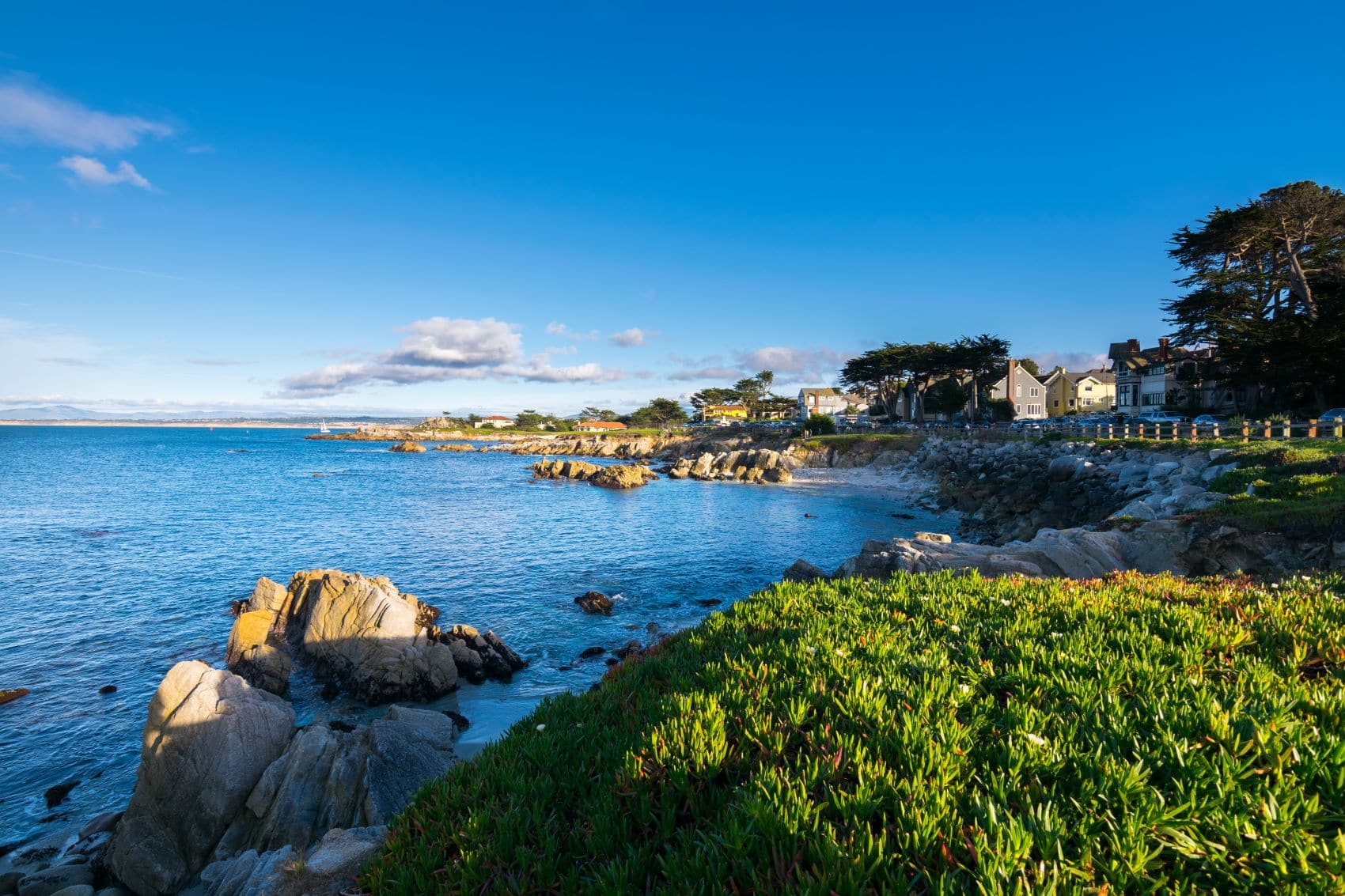 Panorama-Blick auf Monterey, Kalifornien