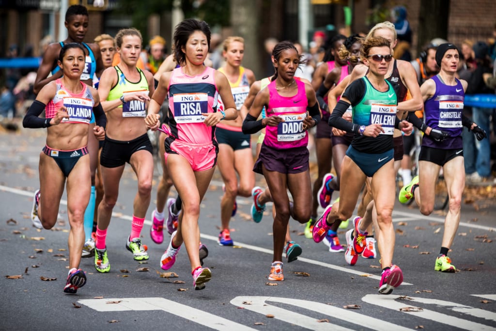 Teilnehmerinnen des New York Marathons