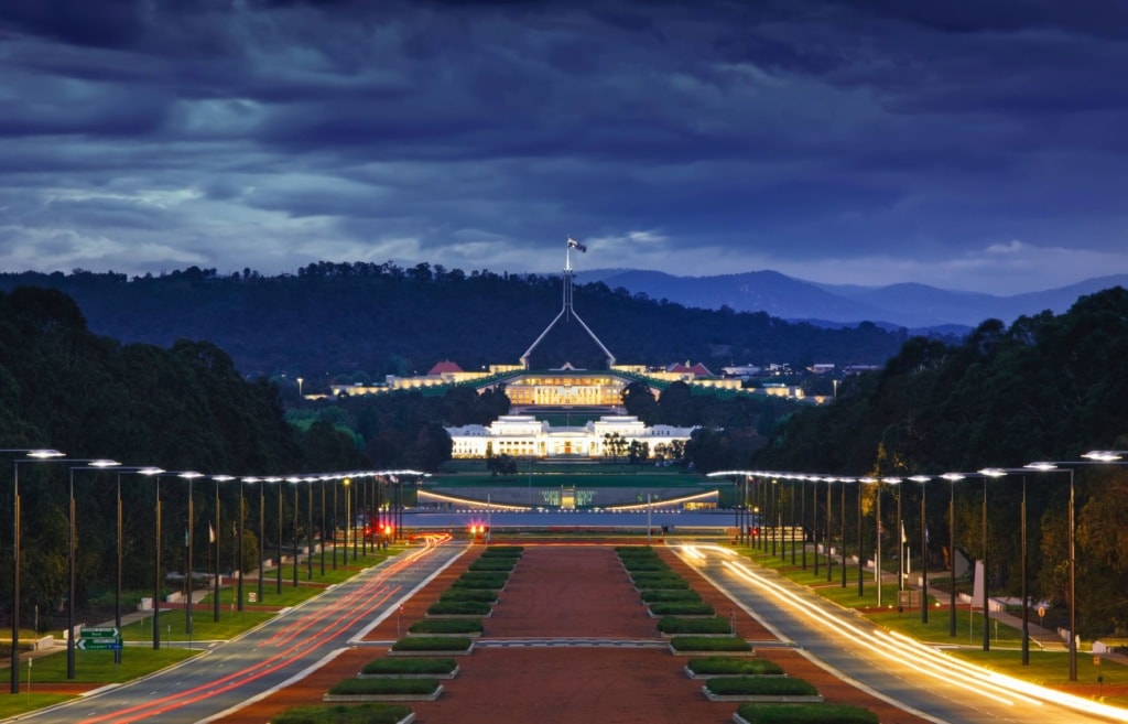 Parlament in Canberra, Australien