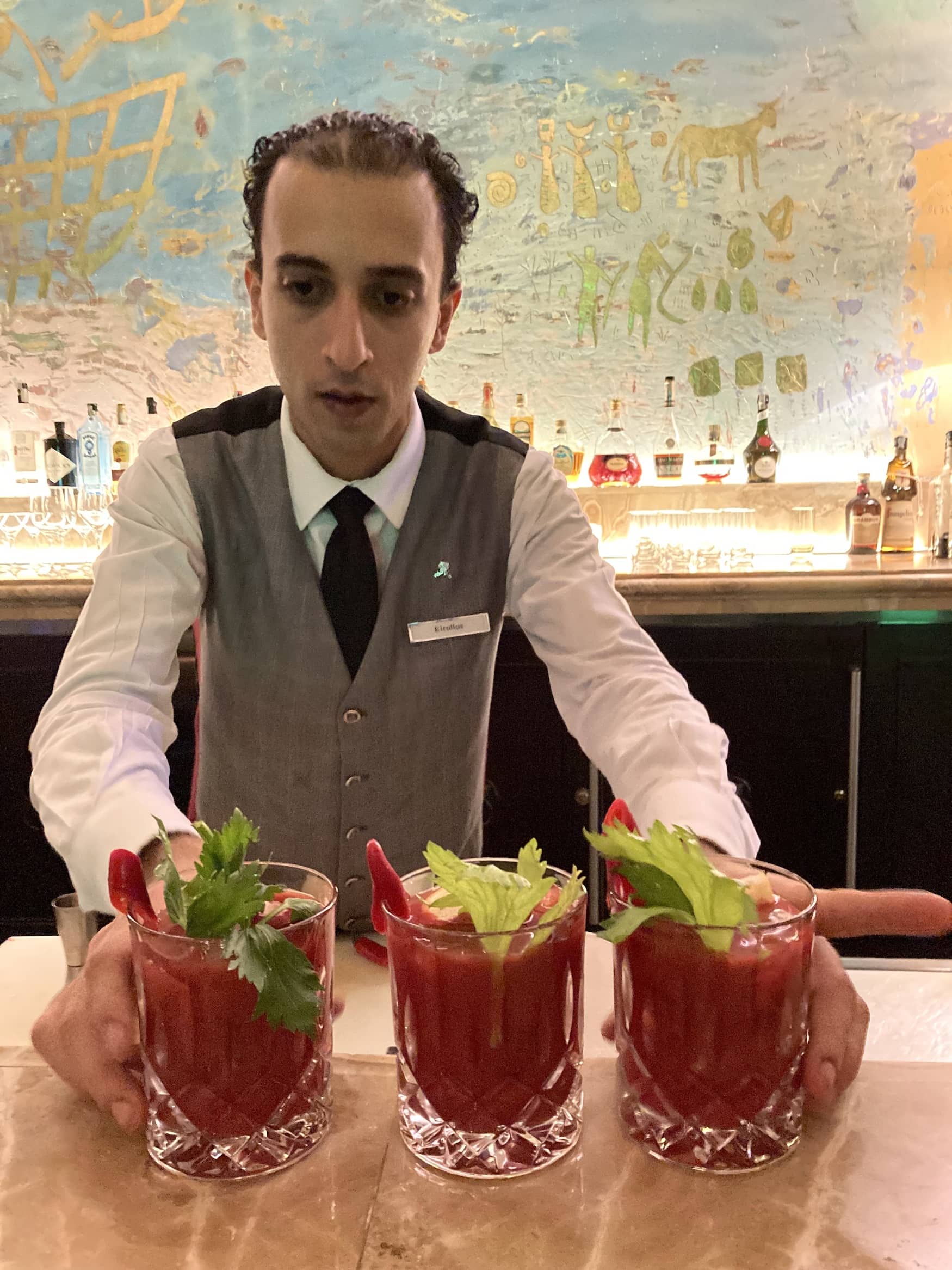 Bloody Mary in einem Hotel