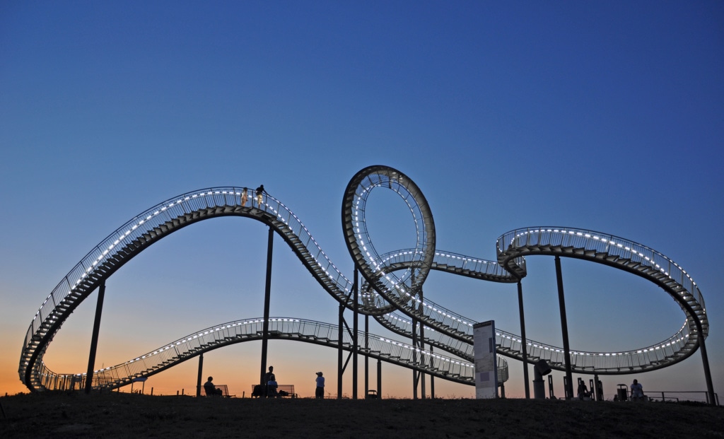 Skulptur Tiger & Turtle 
