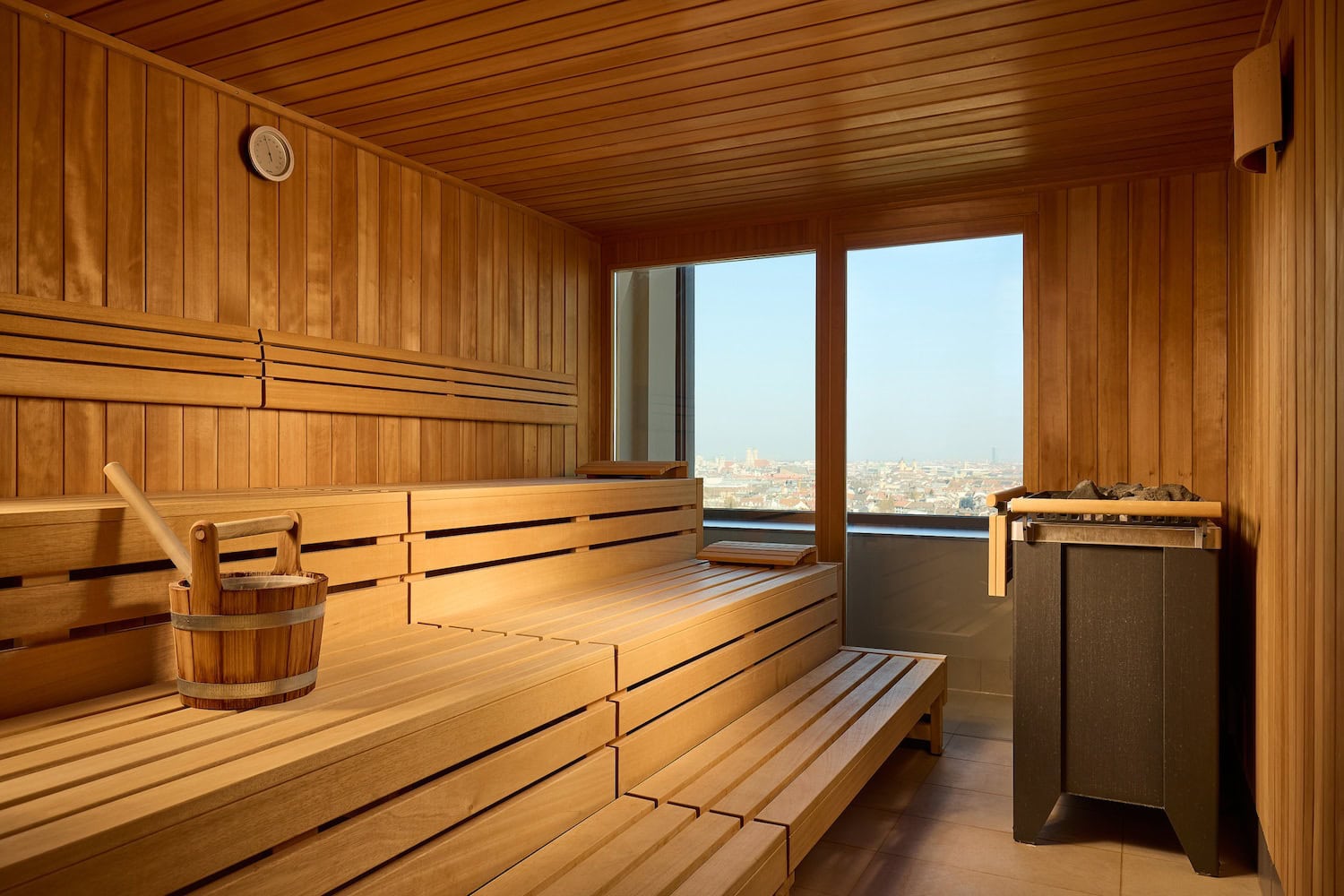 Sauna im Adina Hotel Munich