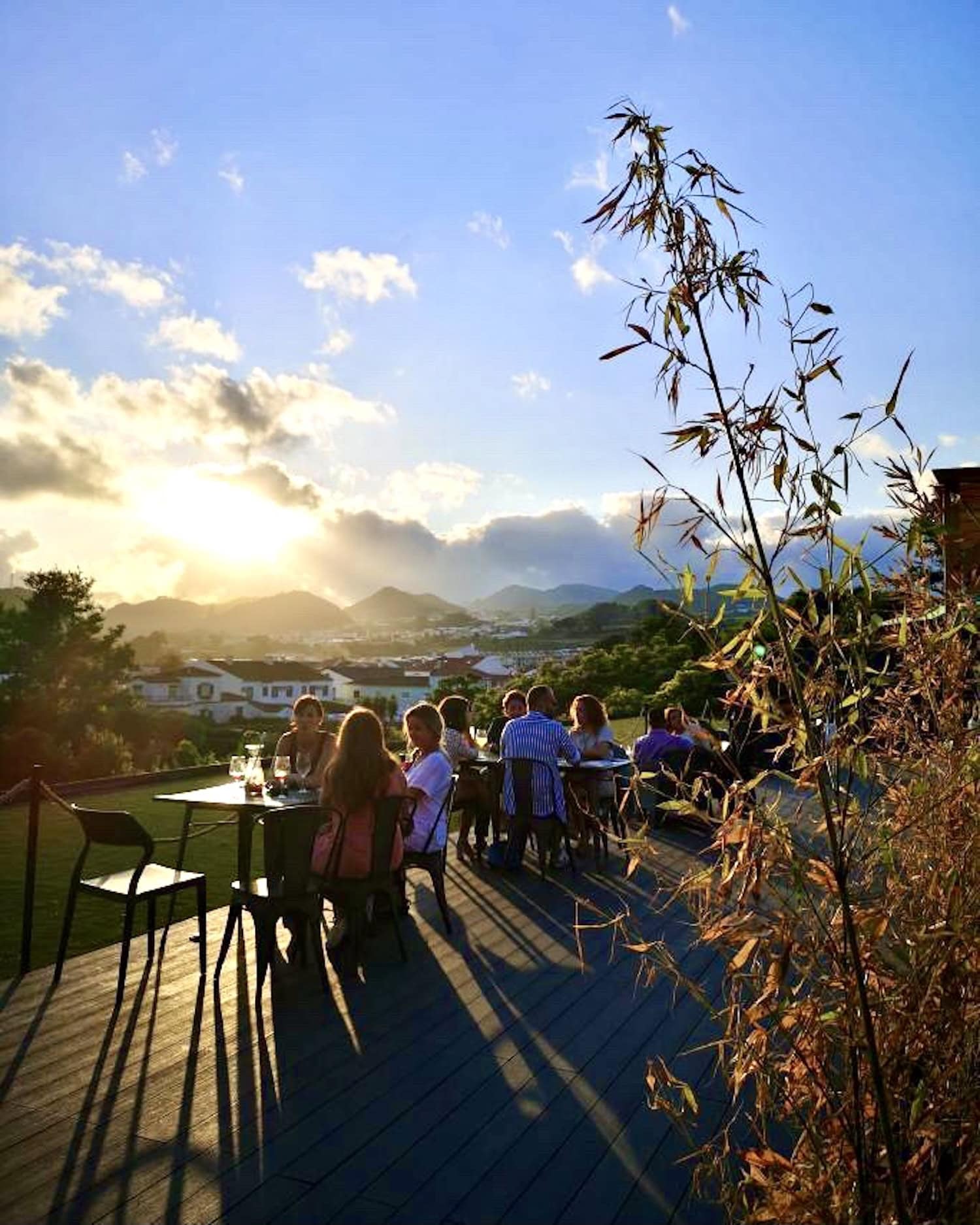 Rooftop des Magma Restaurants