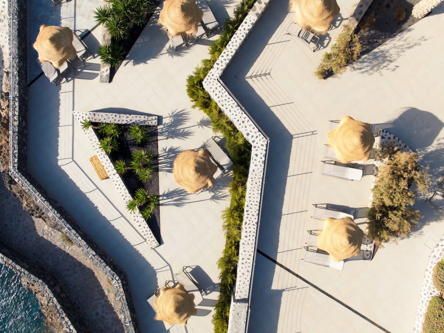 Liegen von oben im Bancal Hotel & Spa auf La Gomera