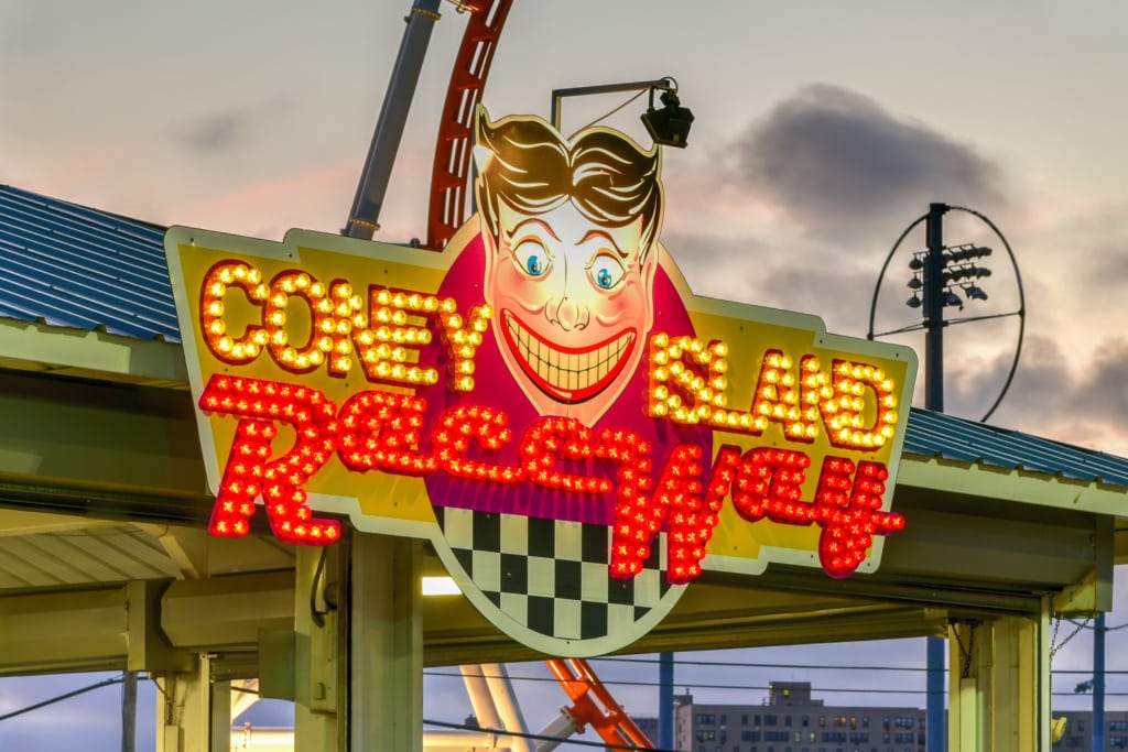 Vergnügungspark auf Coney Island