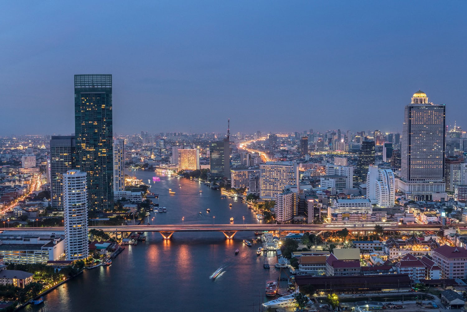 Skyline des Four Seasons in Bangkok