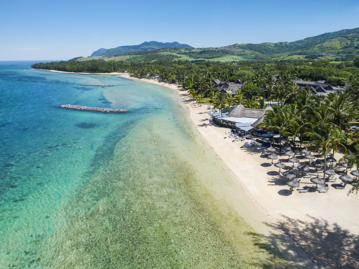 Strand auf Mauritius beim Heritage Awali Golf and Spa Resort