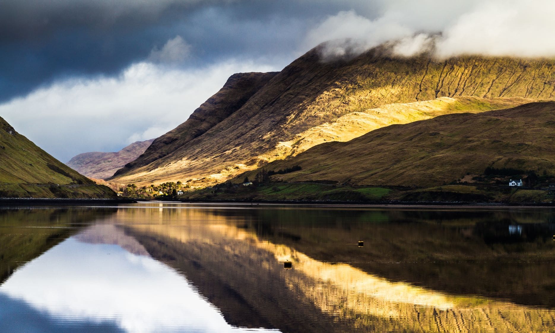 Killary Fjord in Irland