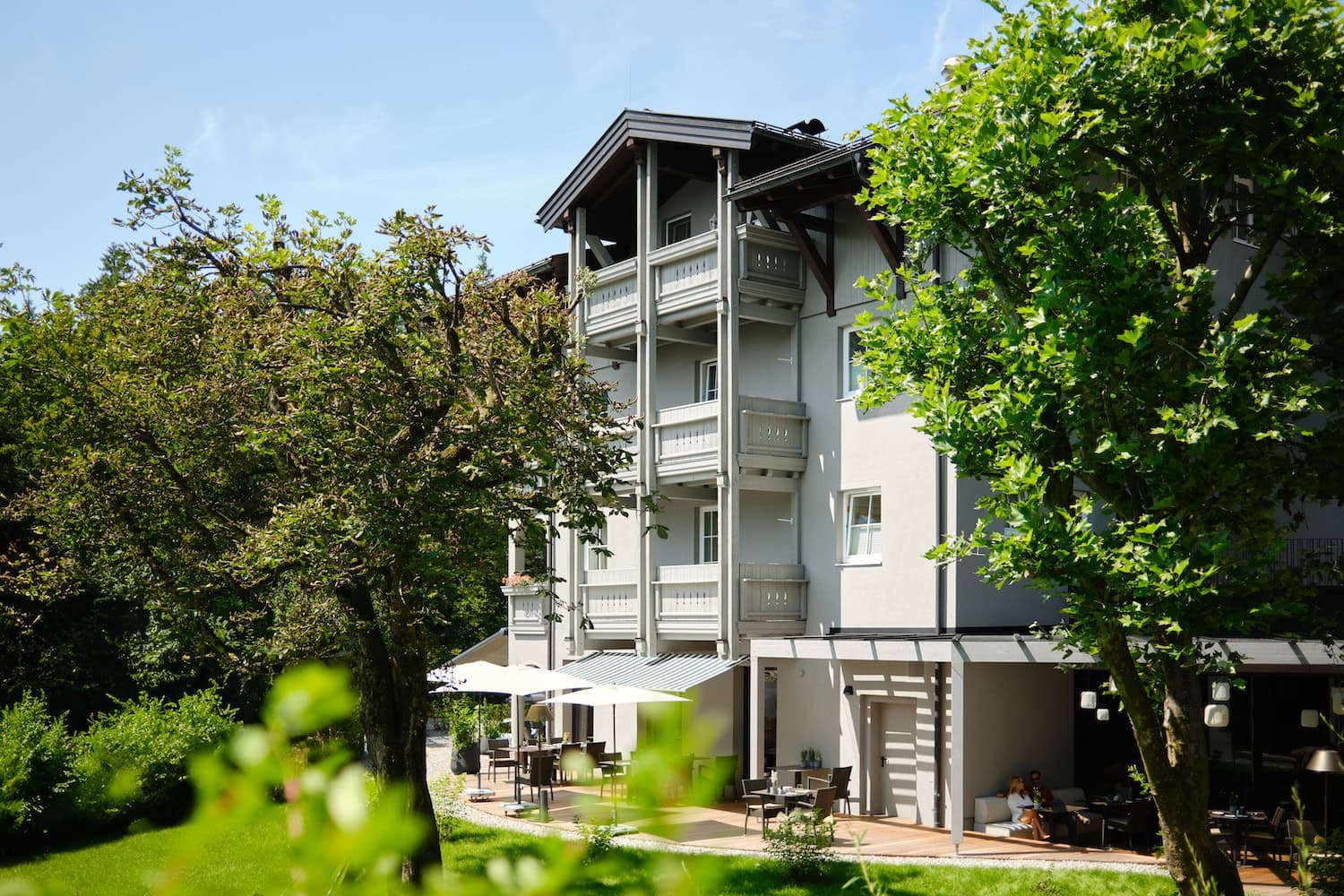Außenansicht des Naturhotel Fischerwirt