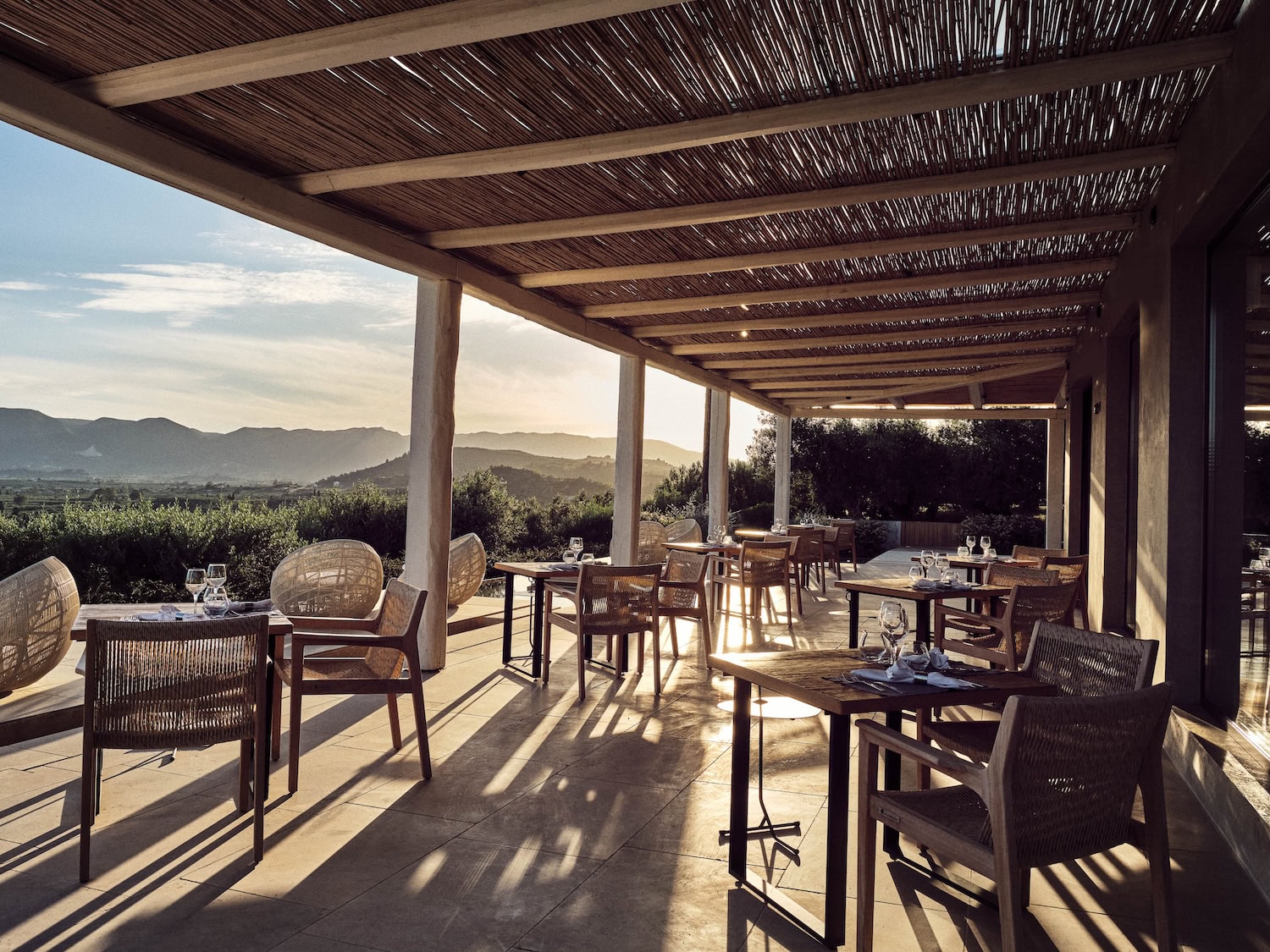 Ausblick aus dem Restaurant Flow Dine and Wine