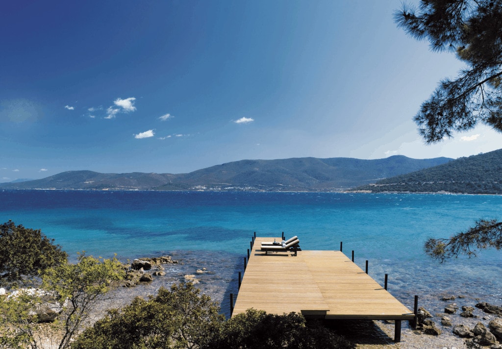 WOW - diese Aussicht ist doch der Hammer. Amanruya- Traumhotel in Bodrum