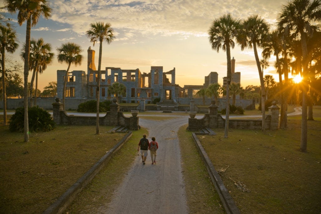 Tipps für eine Reise nach Georgia: die Dungeness Ruins auf Cumberland Island