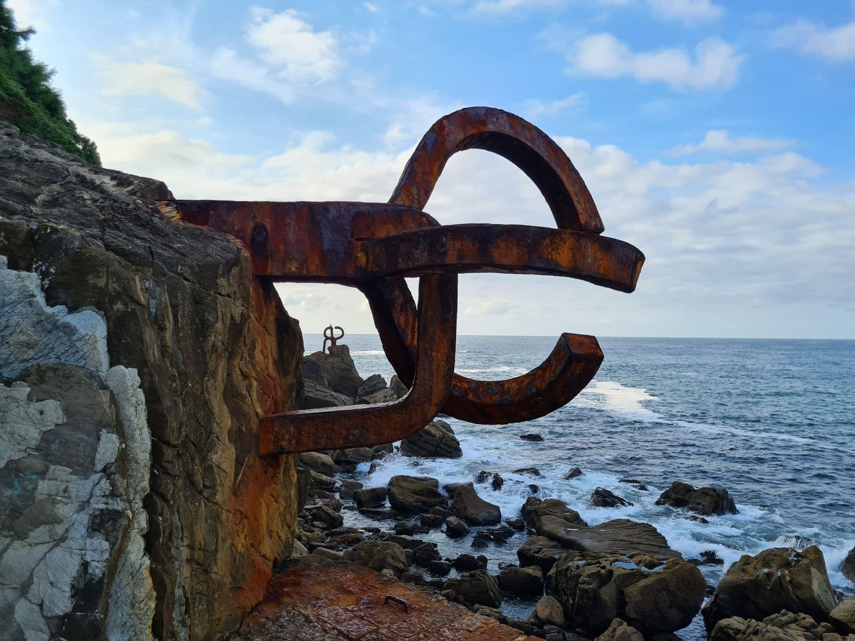 El Peine del Viento von Chillida in San Sebastian