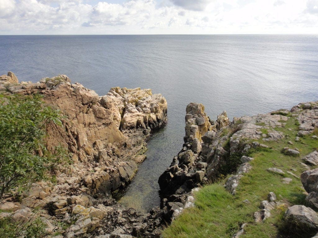 Felsen-Küste auf Bornholm