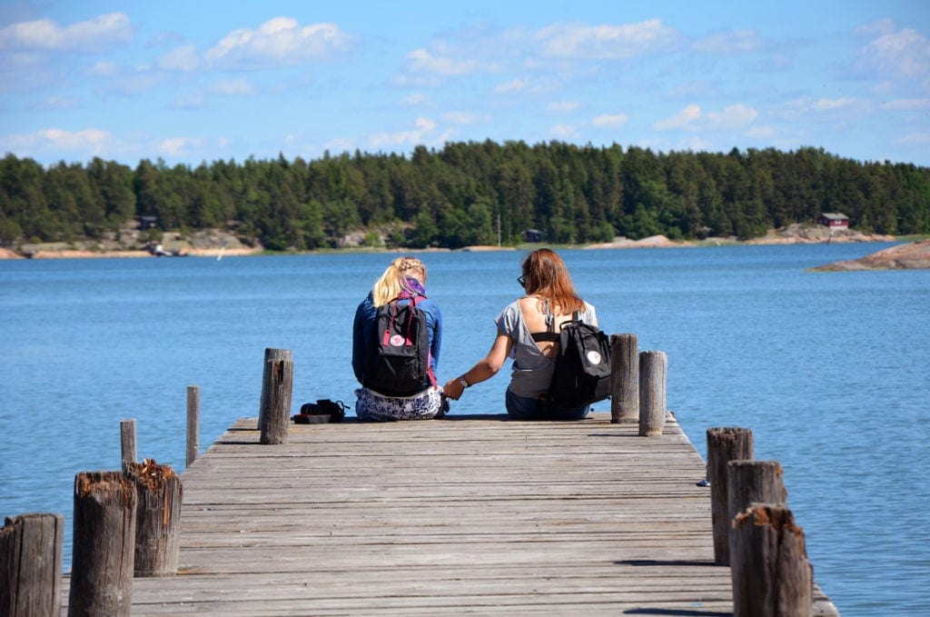 Steg in Finnland