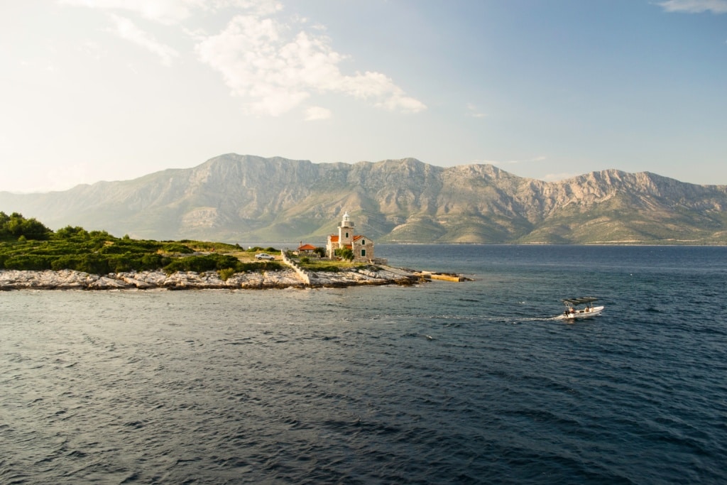 Küste von Kroatien bei Hvar