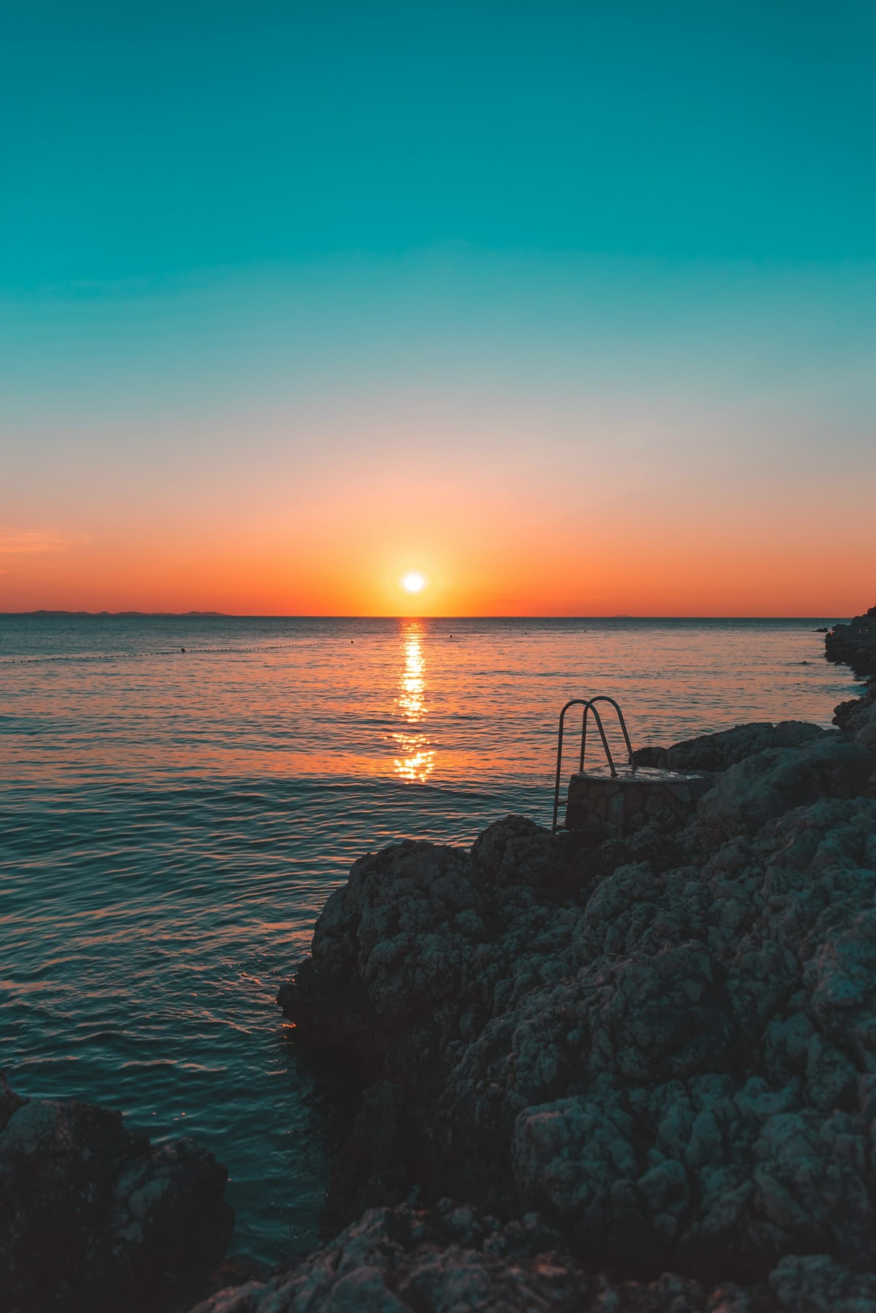 Sonnenuntergang in Zadar, Kroatien