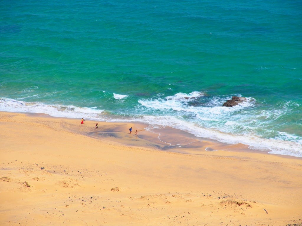 Der Traumstrand von Porto Santo, Portugal