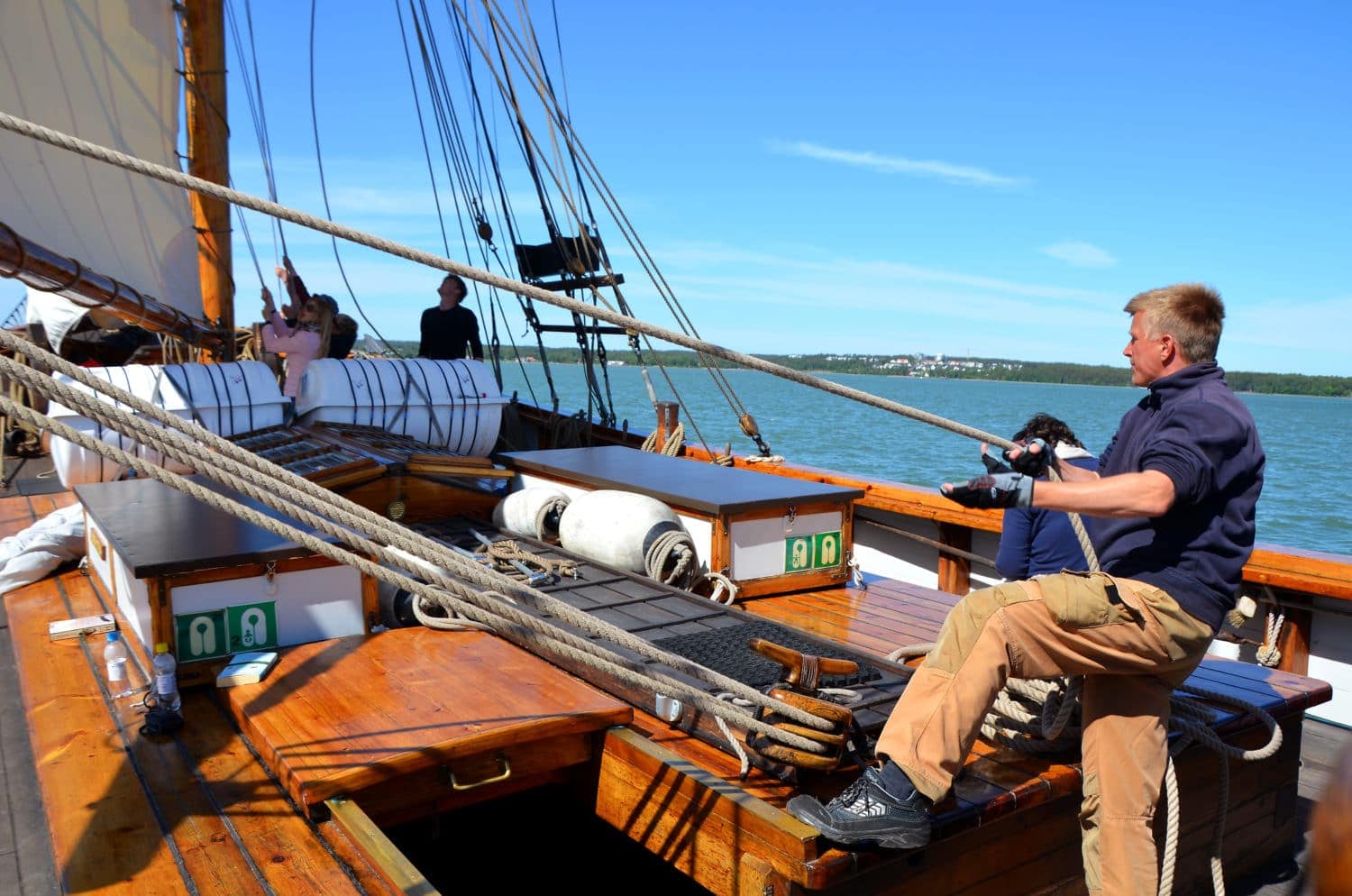 Impression von einem Schiff in Finnland