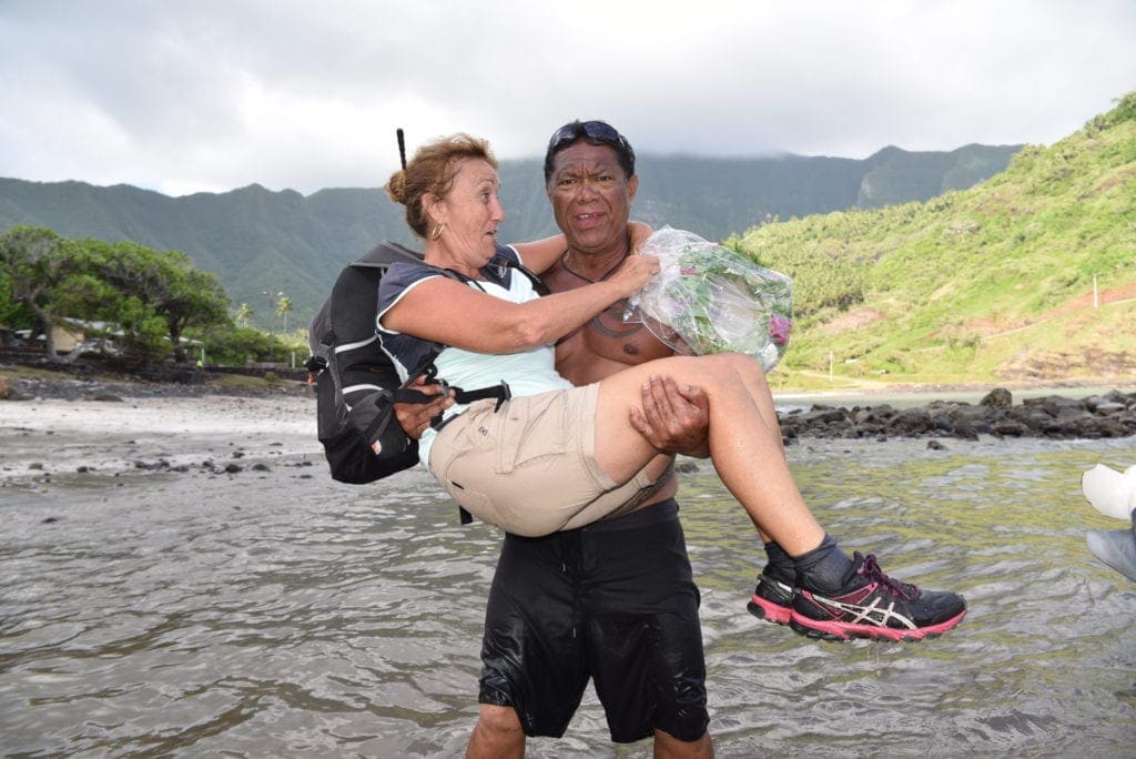 Auf den Marquesas wird man auf Händen getragen.