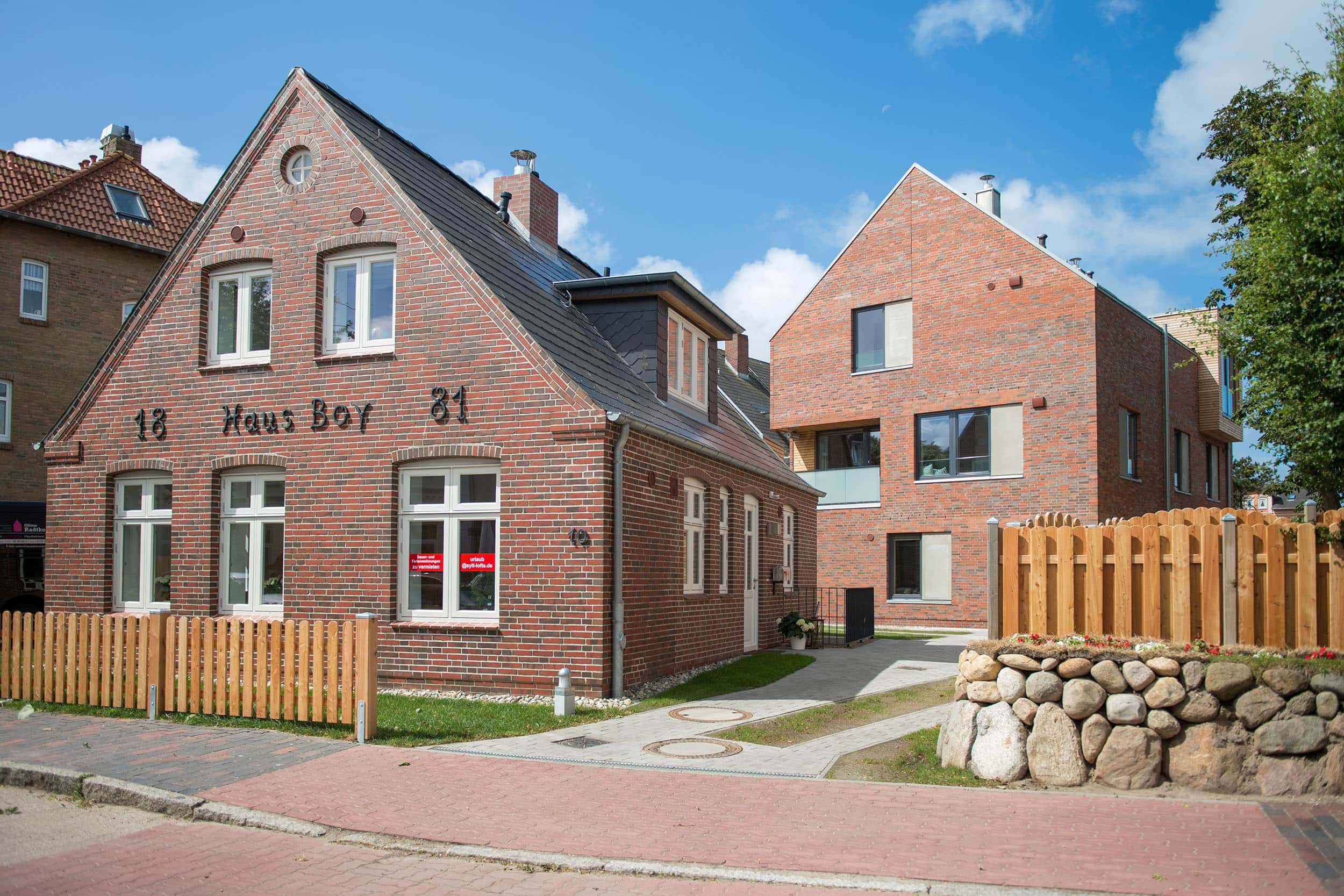 Sylt Lofts: Blick auf das Haus Boy