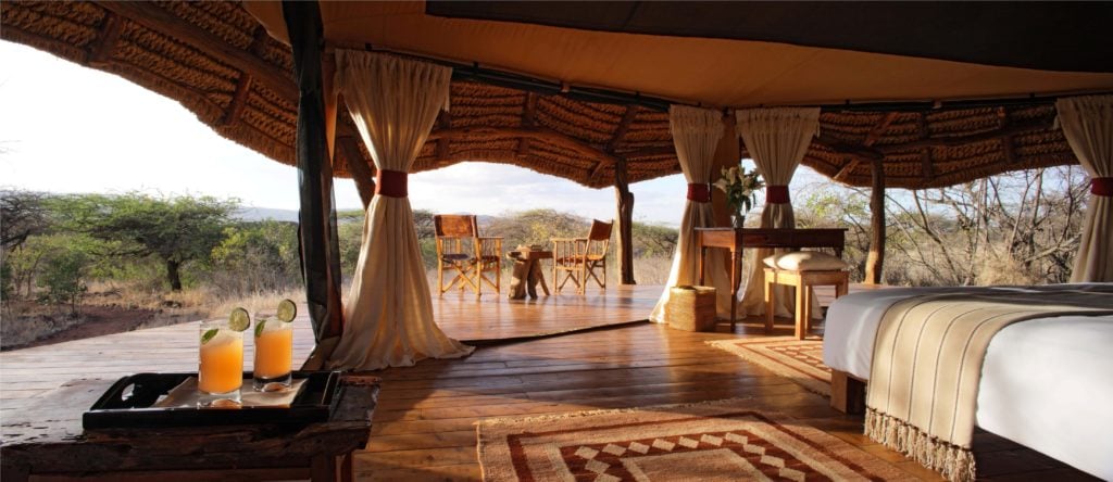 Das Lewa Safari Camp vermittelt echtes Safari-Feeling