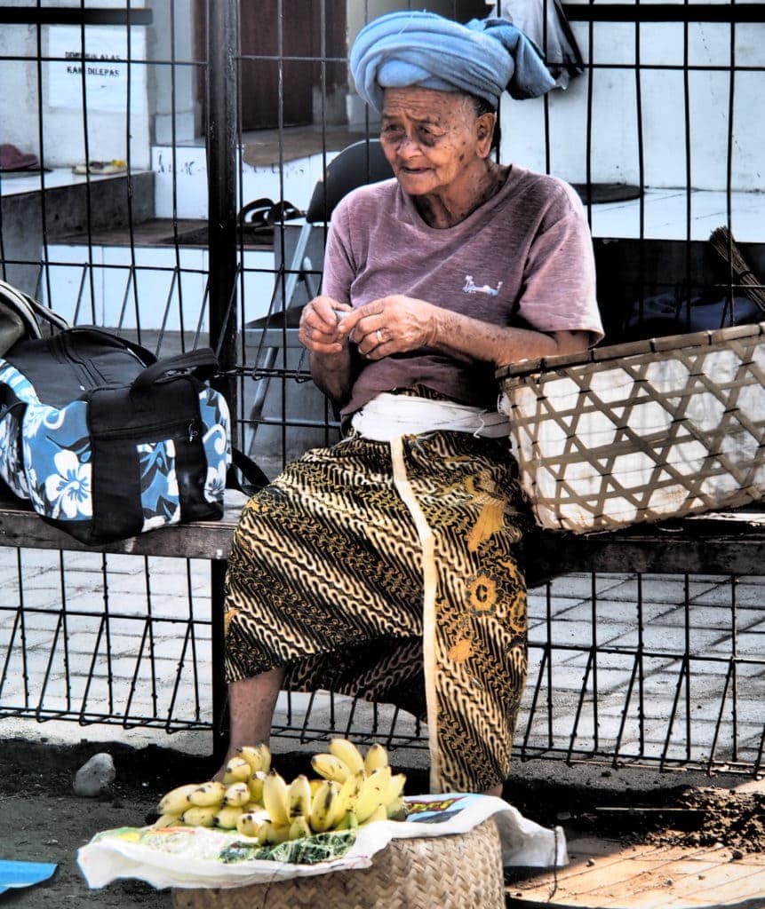 Bananenverkäufer Nusa Dua - bali