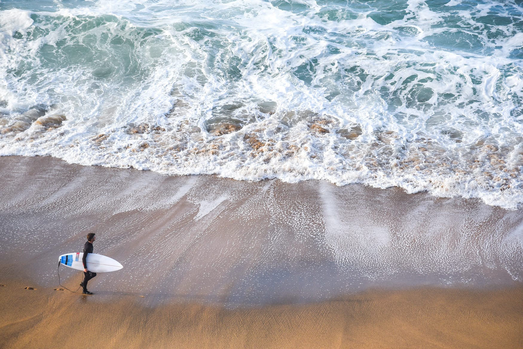 Surfer im Surfurlaub in Australien