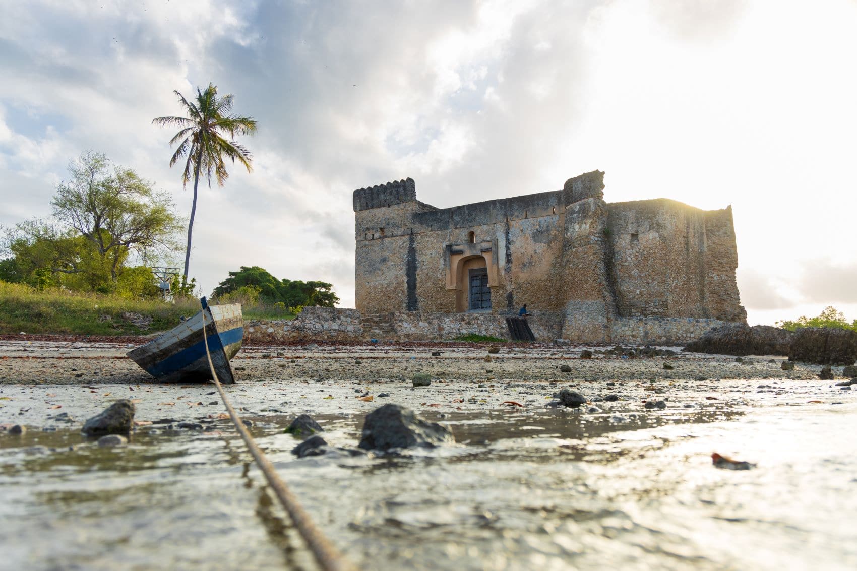 Moschee von Kilwa Kisiwani in Tansania