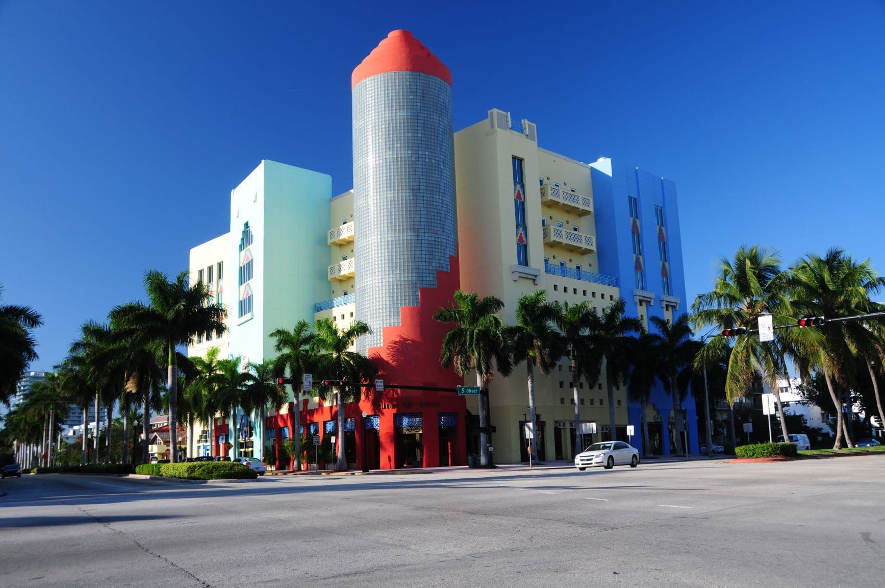 Straße in Miami Beach