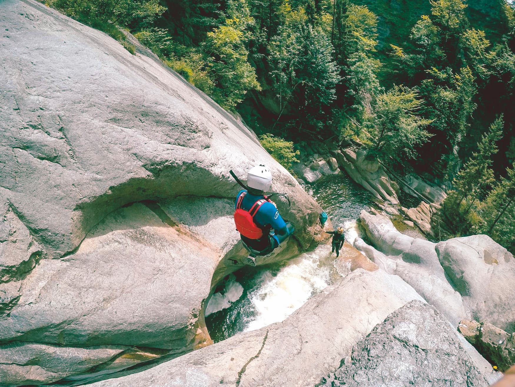 Canyoning an der Chli Schiere in der Schweiz