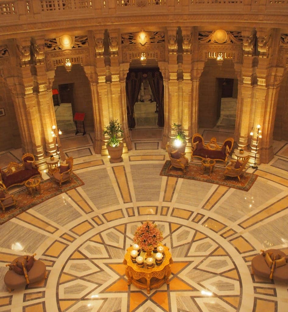 Pompöser geht kaum: der Taj Umaid Bhawan in Jodhpur - Rajasthan