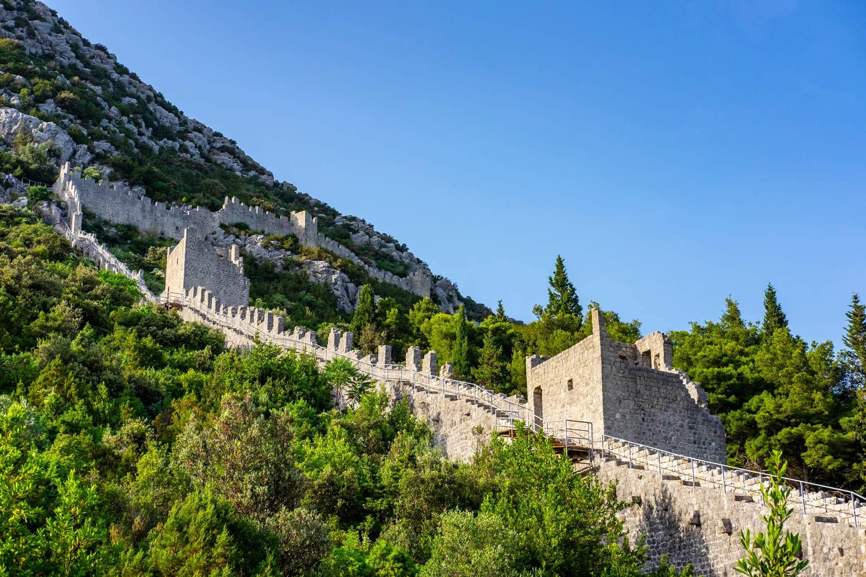 Mauer von Ston, Kroatien