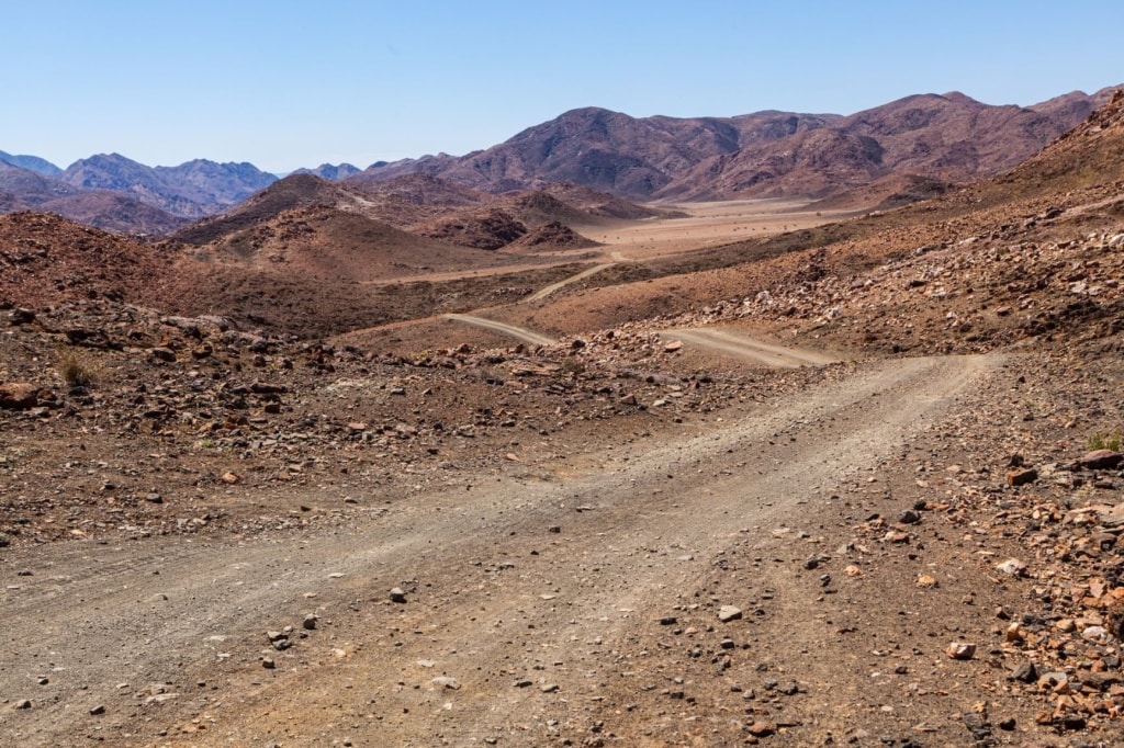 Straße im Ai-Ais-Richtersveld-Nationalpark in Südafrika