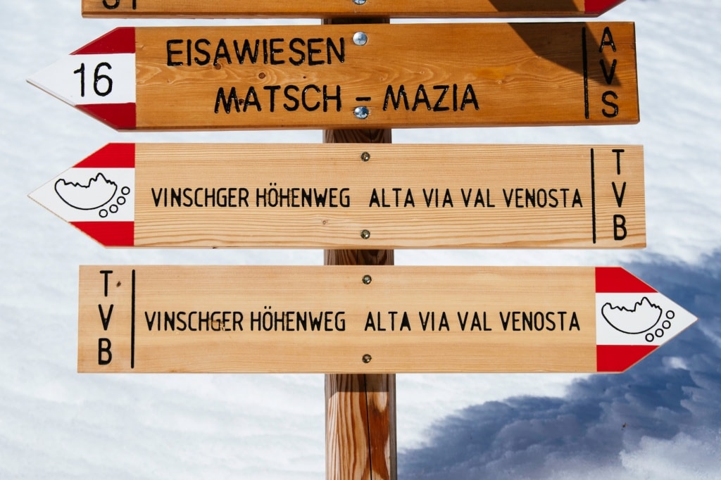 Der Vinschger Höhenweg ist eine der schönsten Wanderrouten im Vinschgau.