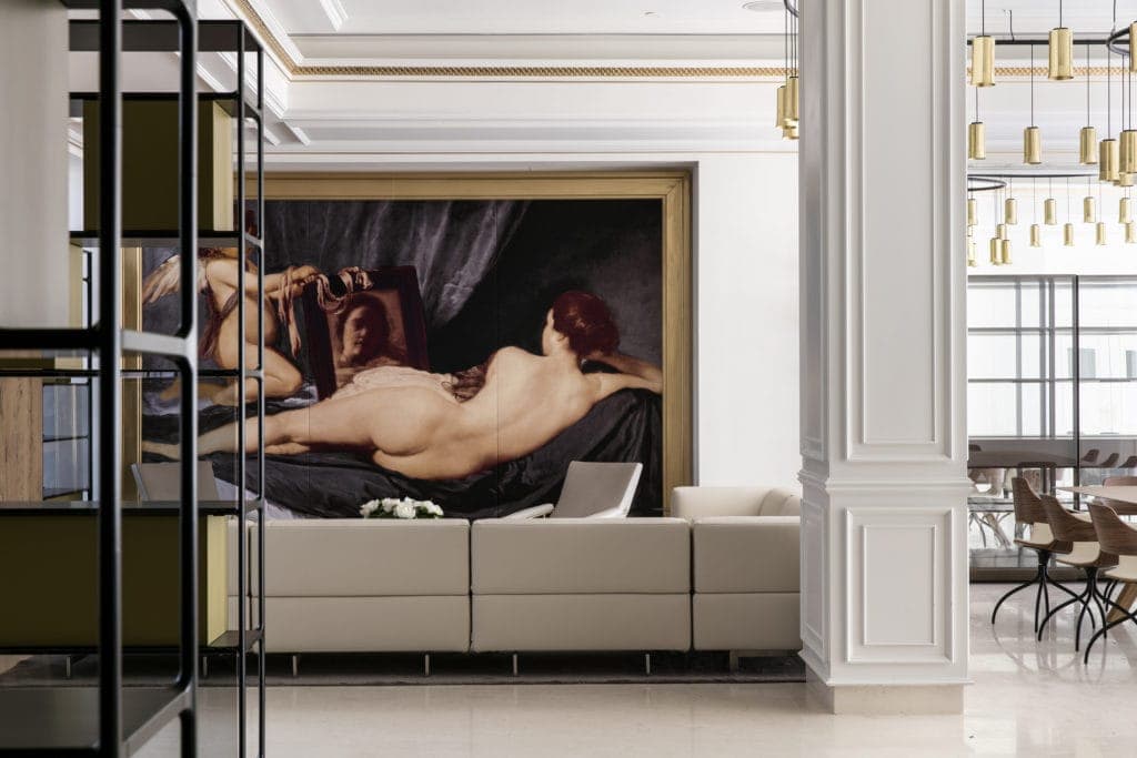 Gran Melia Palacio Duques Lobby in Madrid