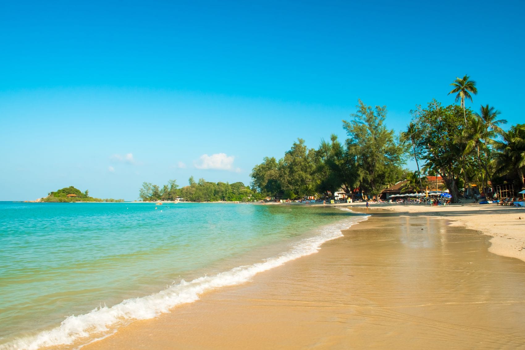 Choeng Mon Beach auf Koh Samui, Thailand 
