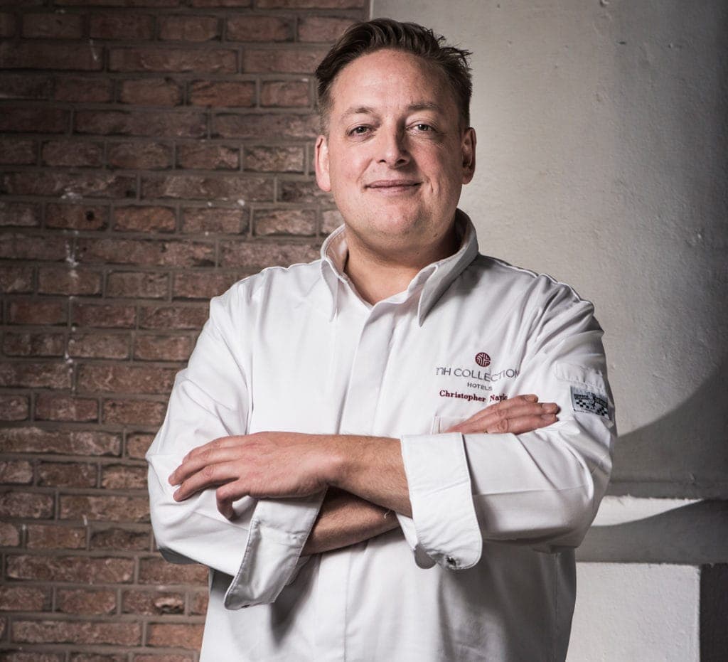 Chefkoch Chris Naylor aus dem Restaurant Vermeer in Amsterdam