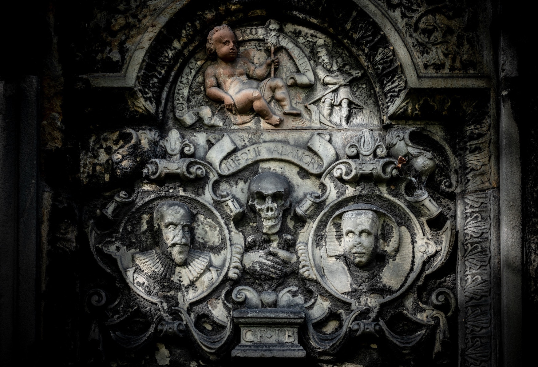 Kirkyard Friedhof in Edinburg