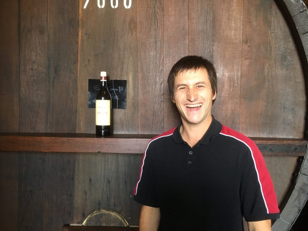 Jean-Daniel Monachon, Winzer in Château de Vinzel.