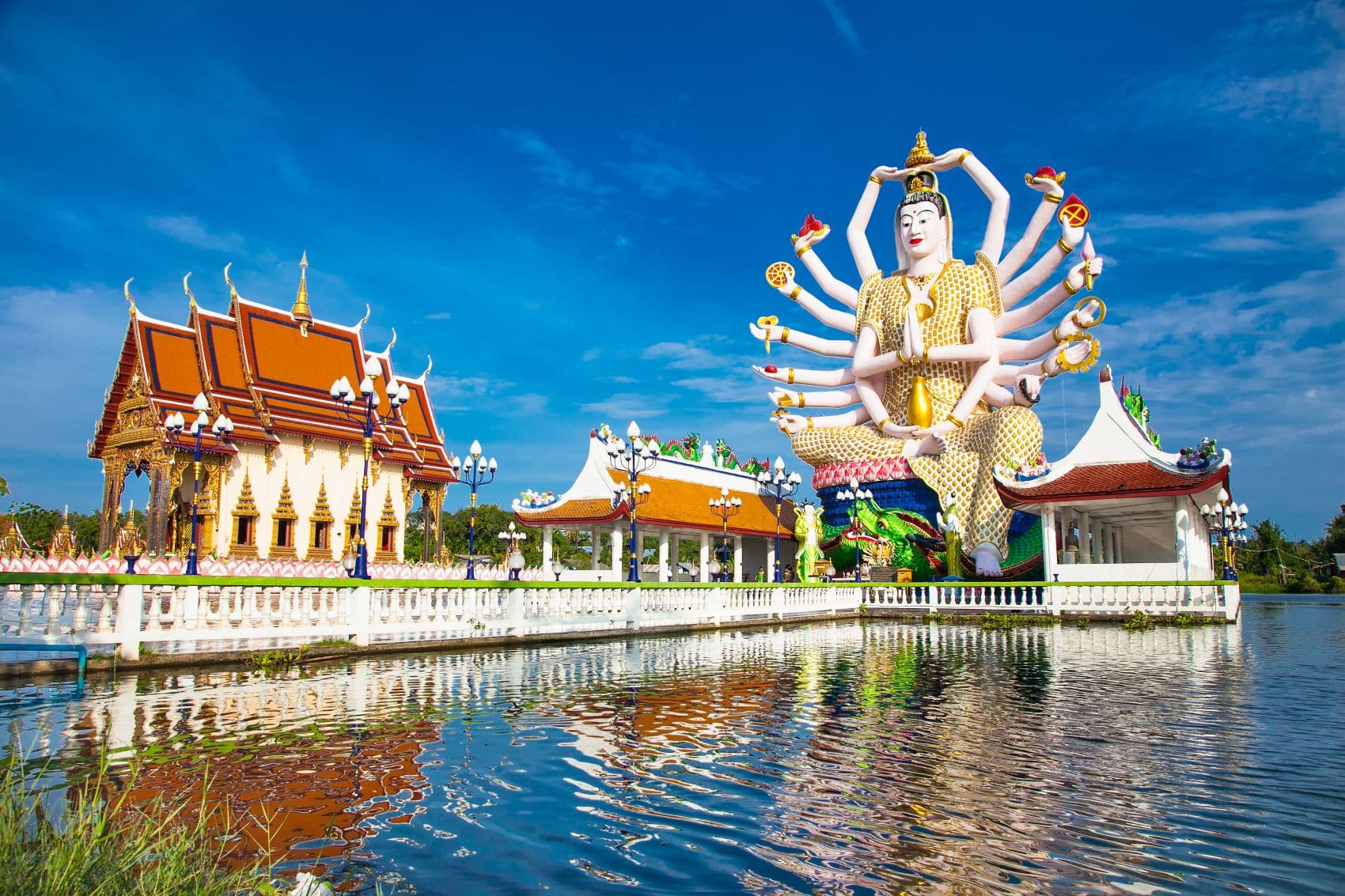 Tempel Wat Plai Laem auf Koh Samui