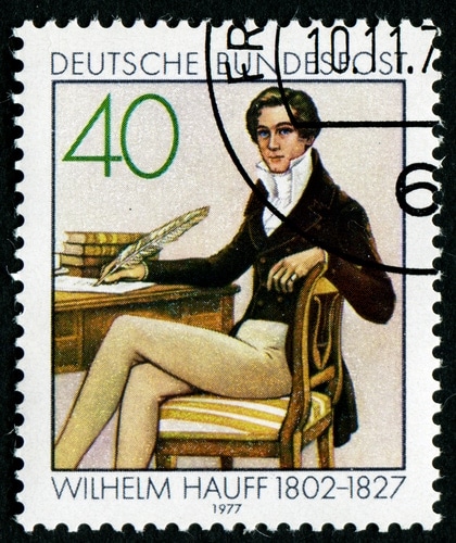 Wilhelm Hauff auf einer Briefmarke