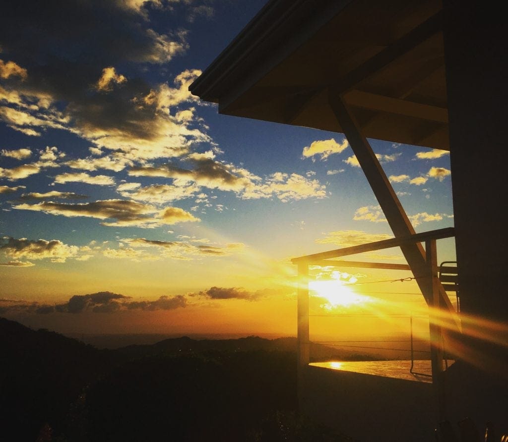 Detox in Costa Rica: Sonnenuntergang im The Retreat