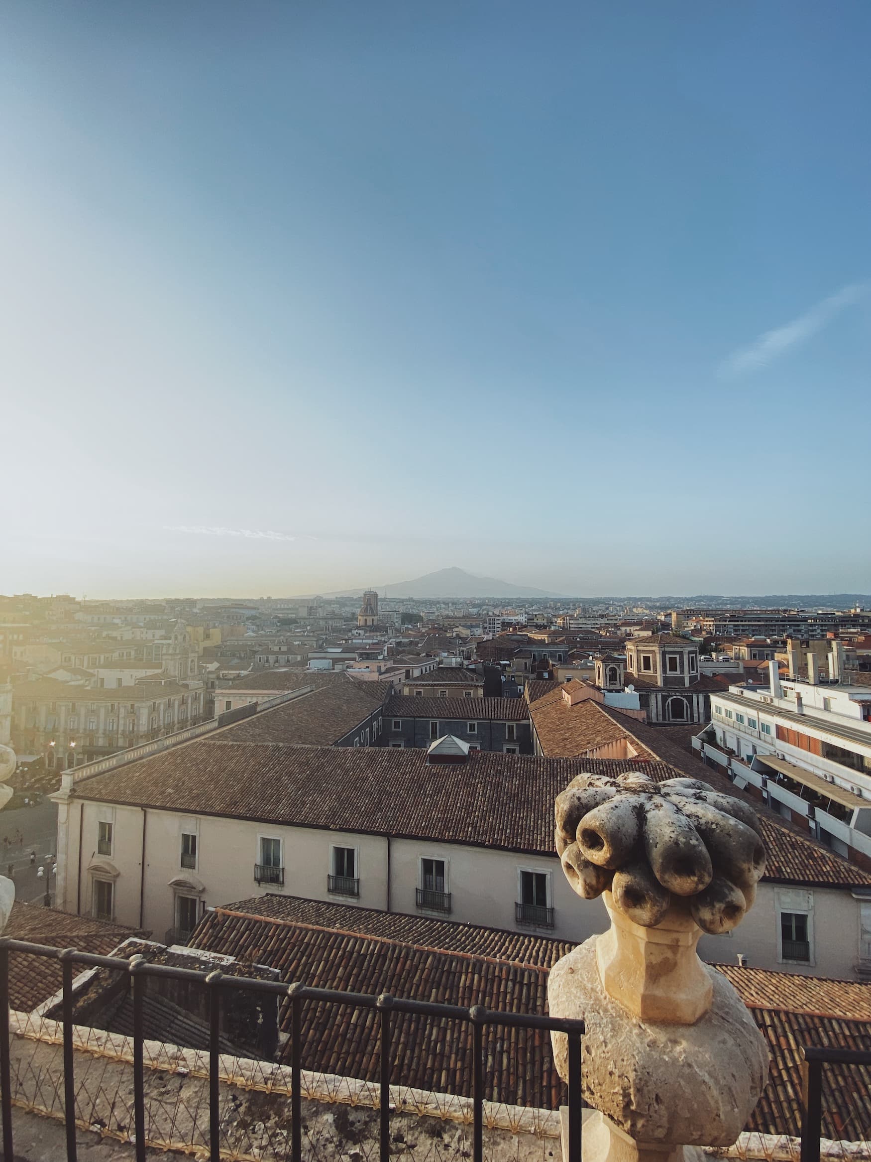Blick auf den Ätna nahe Catania