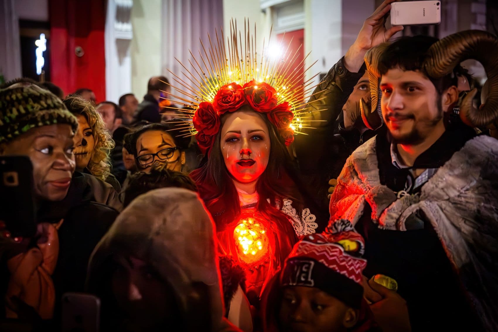 Teilnehmer Halloween-Parade New York